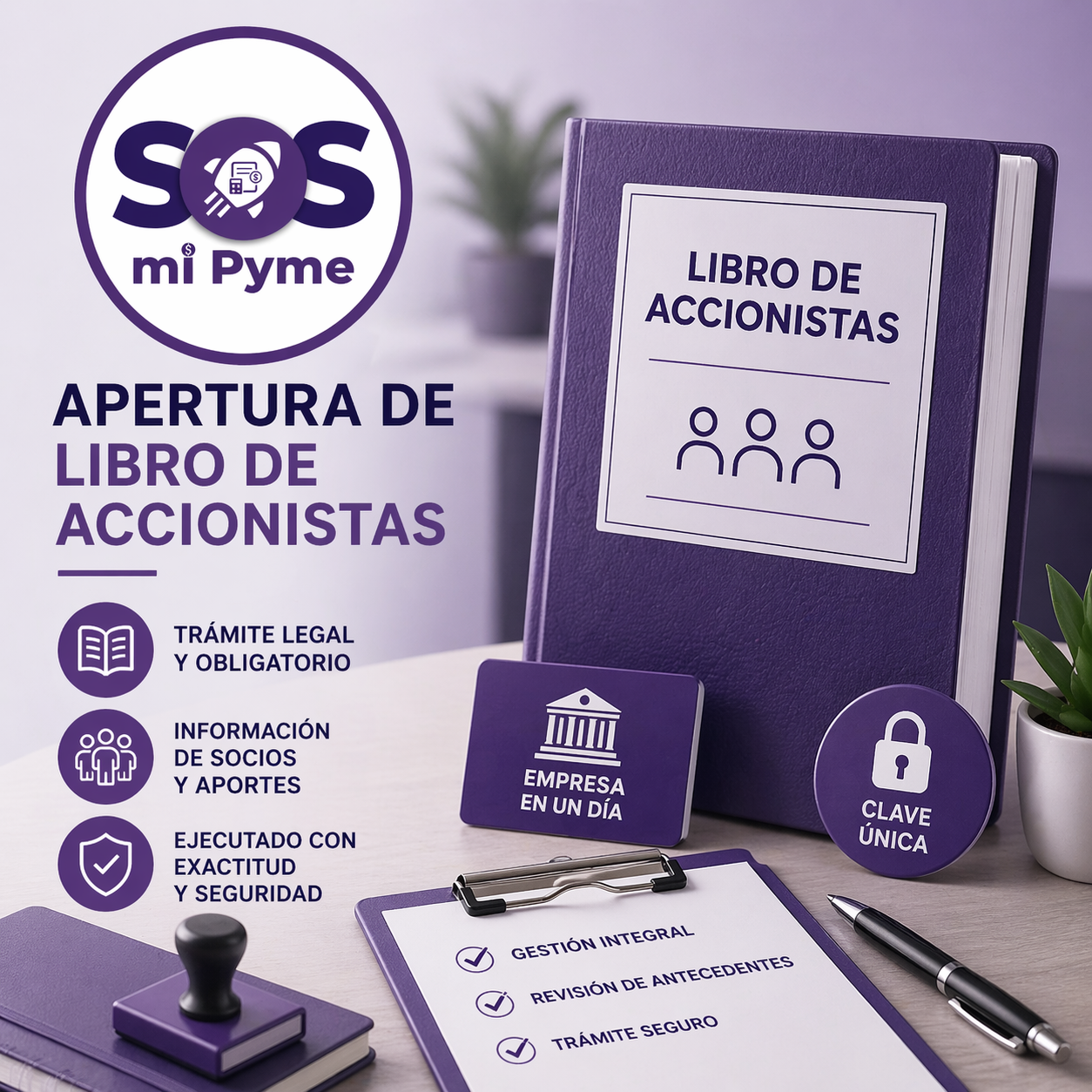 Apertura de Libro de Accionistas