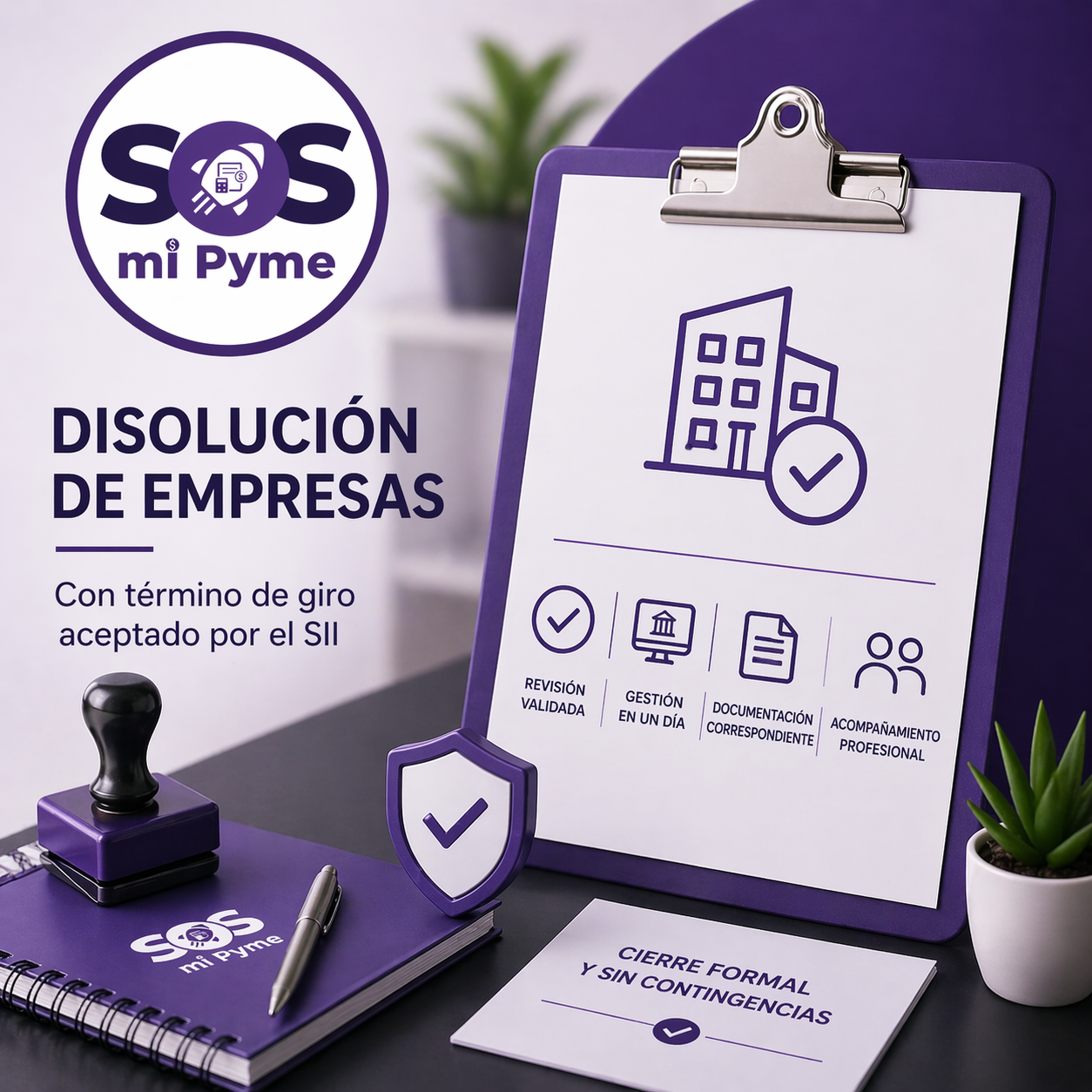 Servicio de Disolución de Empresas con Término de Giro Aceptado