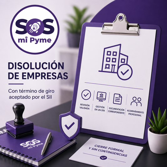 Servicio de Disolución de Empresas con Término de Giro Aceptado